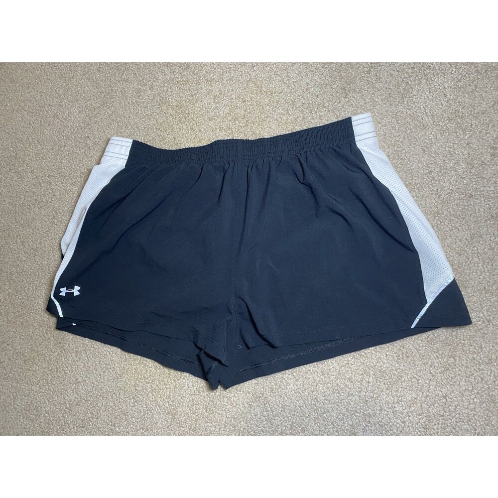 Under Armour HeatGear Women's Medium Black Running Shorts MD